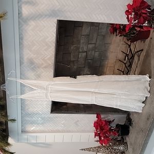 Lulus white casual maxi dress